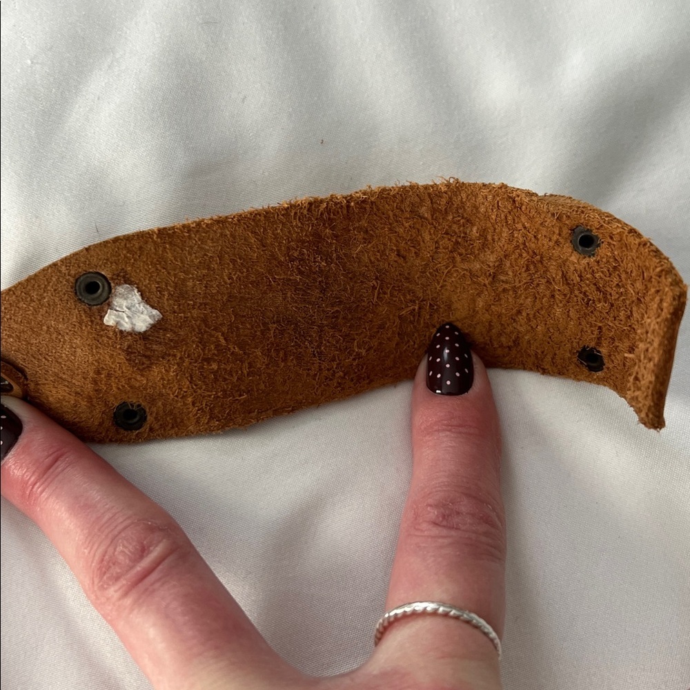 Braided Leather Cuff - Picture 4 of 5